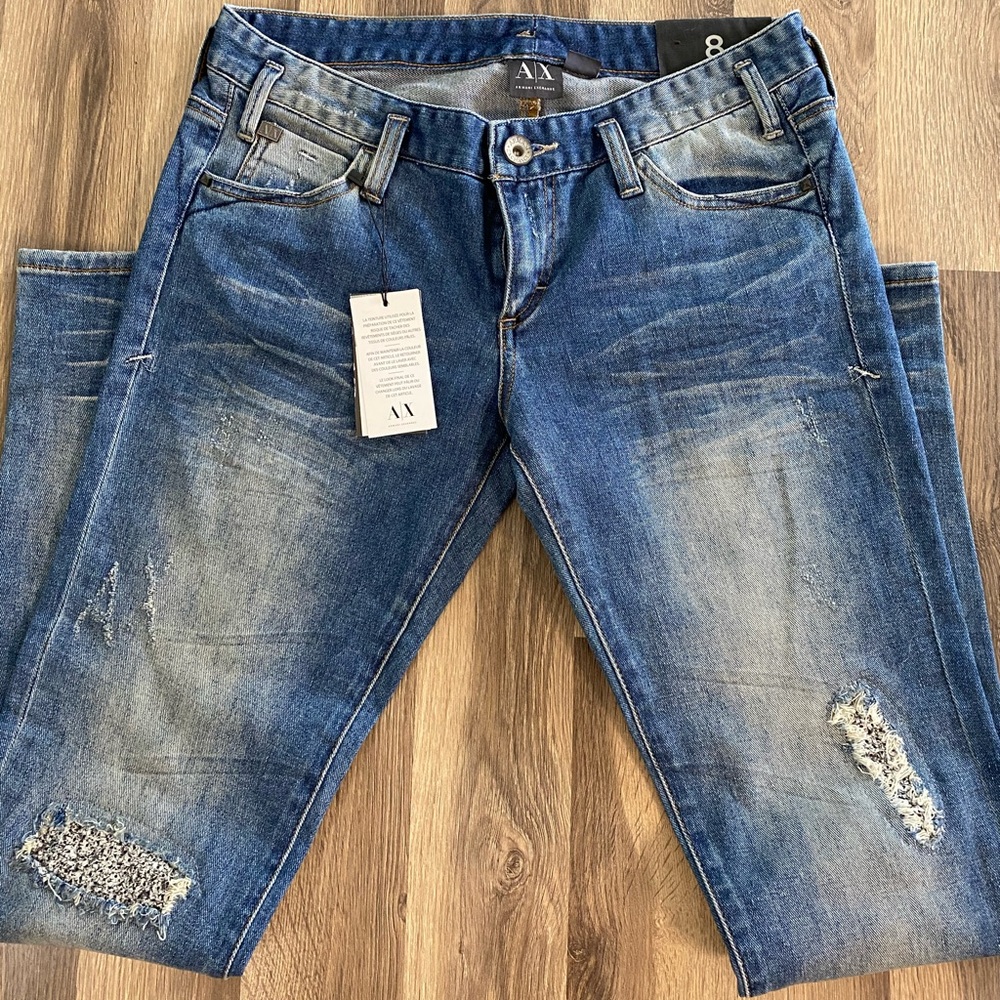 NWT Armani Exchange Skinny Jeans 8